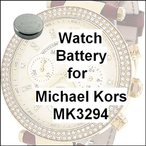 michael kors watches battery replacement